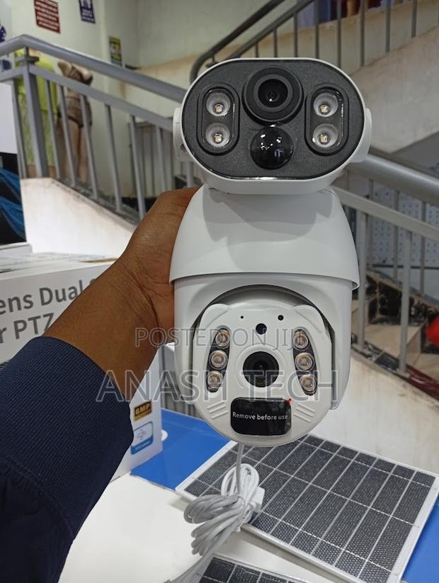 6mp Ubox Dual Lens Solar Stand Alone Camera 4g