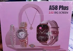 A58 Plus 2.02 Inch Smart Watch and Ladies Jewelry Collection