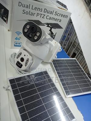 6 Mp Dual Lens 4g Camera Solar Human Detection Night Vision Dual Panel - thumbnail 2