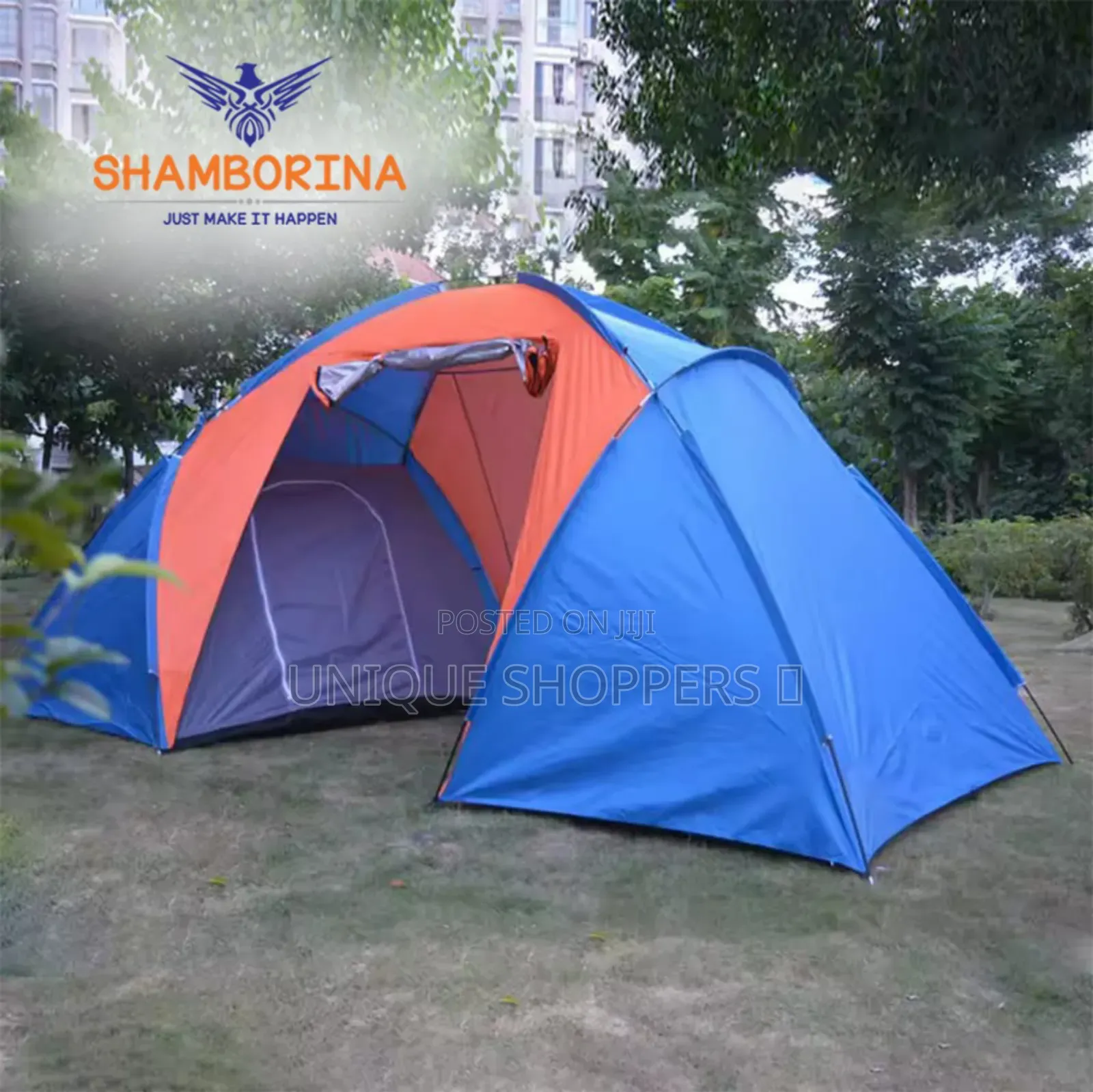 3 in 1 Large Tent Double Layer With Two Bedroom and One Sitting Room