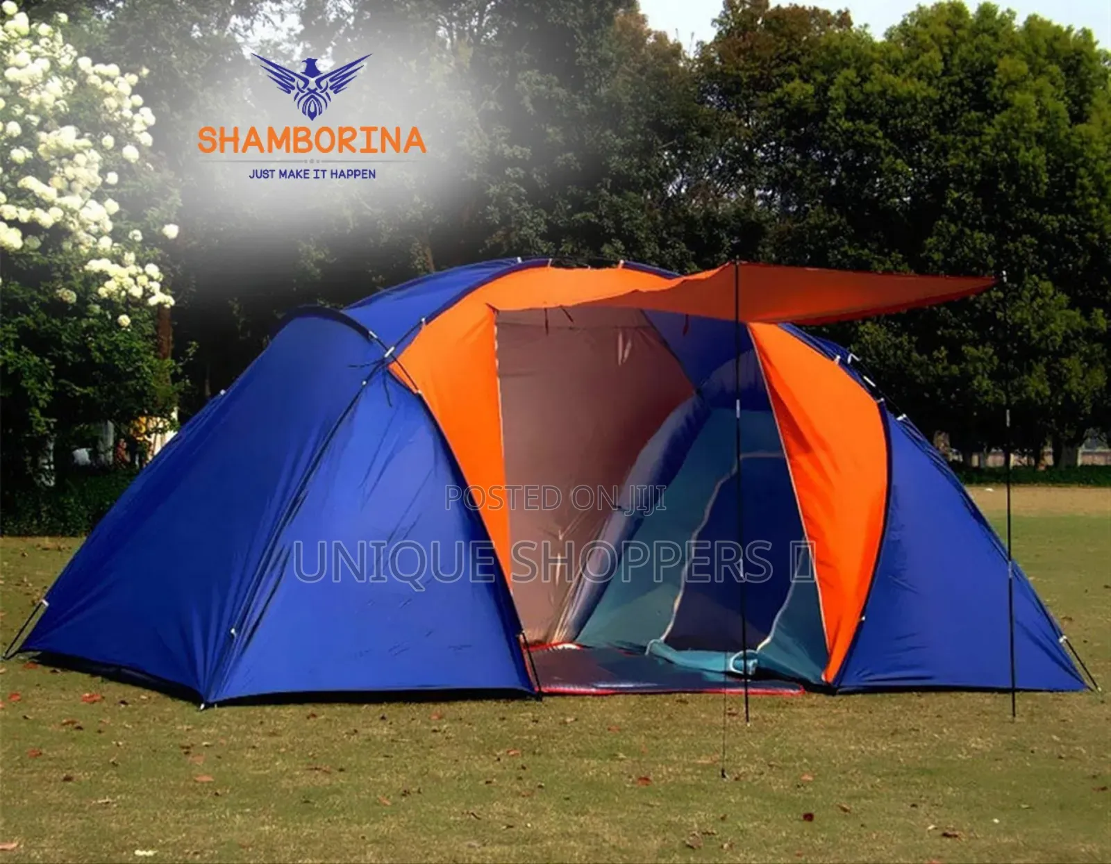 3 in 1 Large Tent Double Layer With Two Bedroom and One Sitting Room
