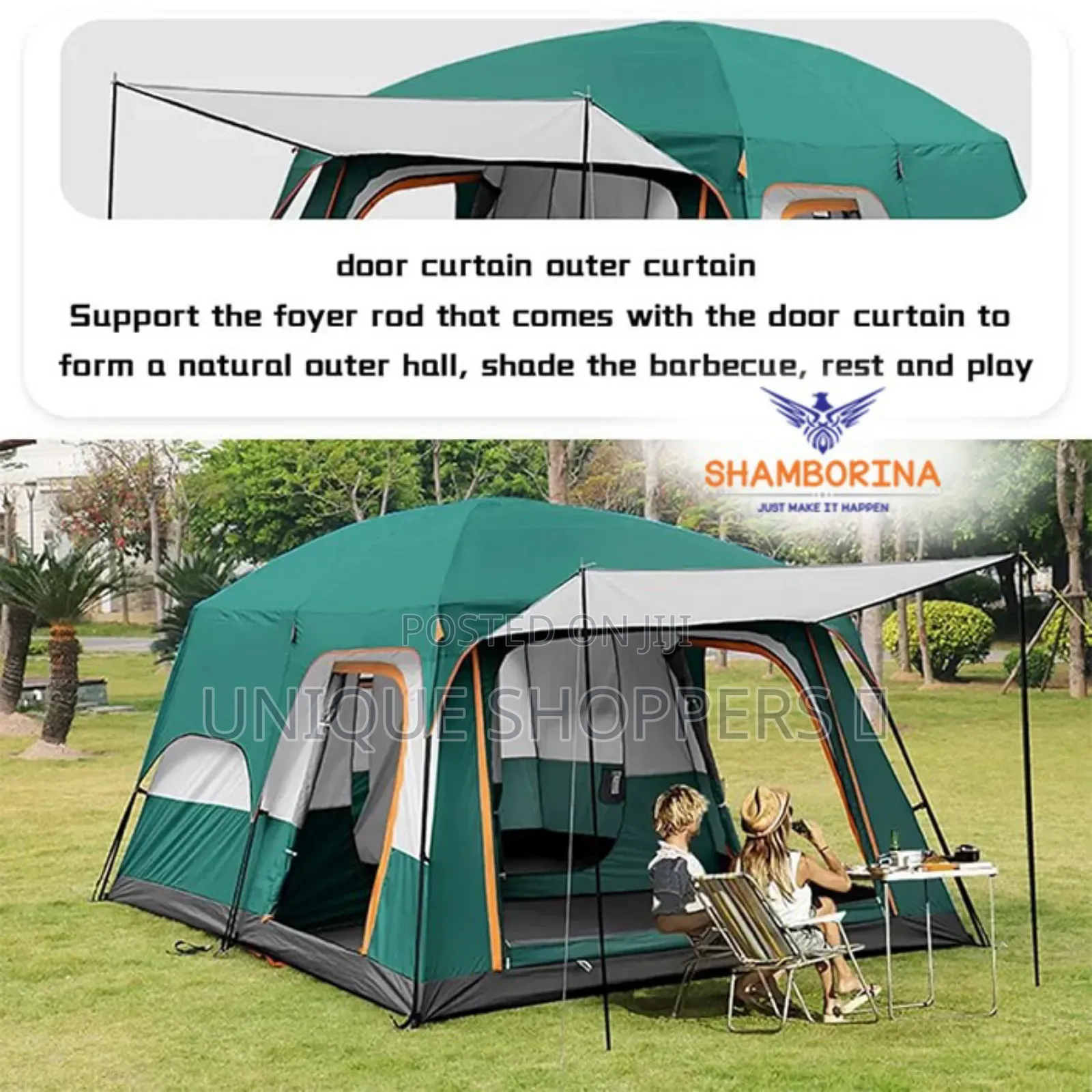 Outdoor Family Tent 8-12 Persons 310*220*190 CMS