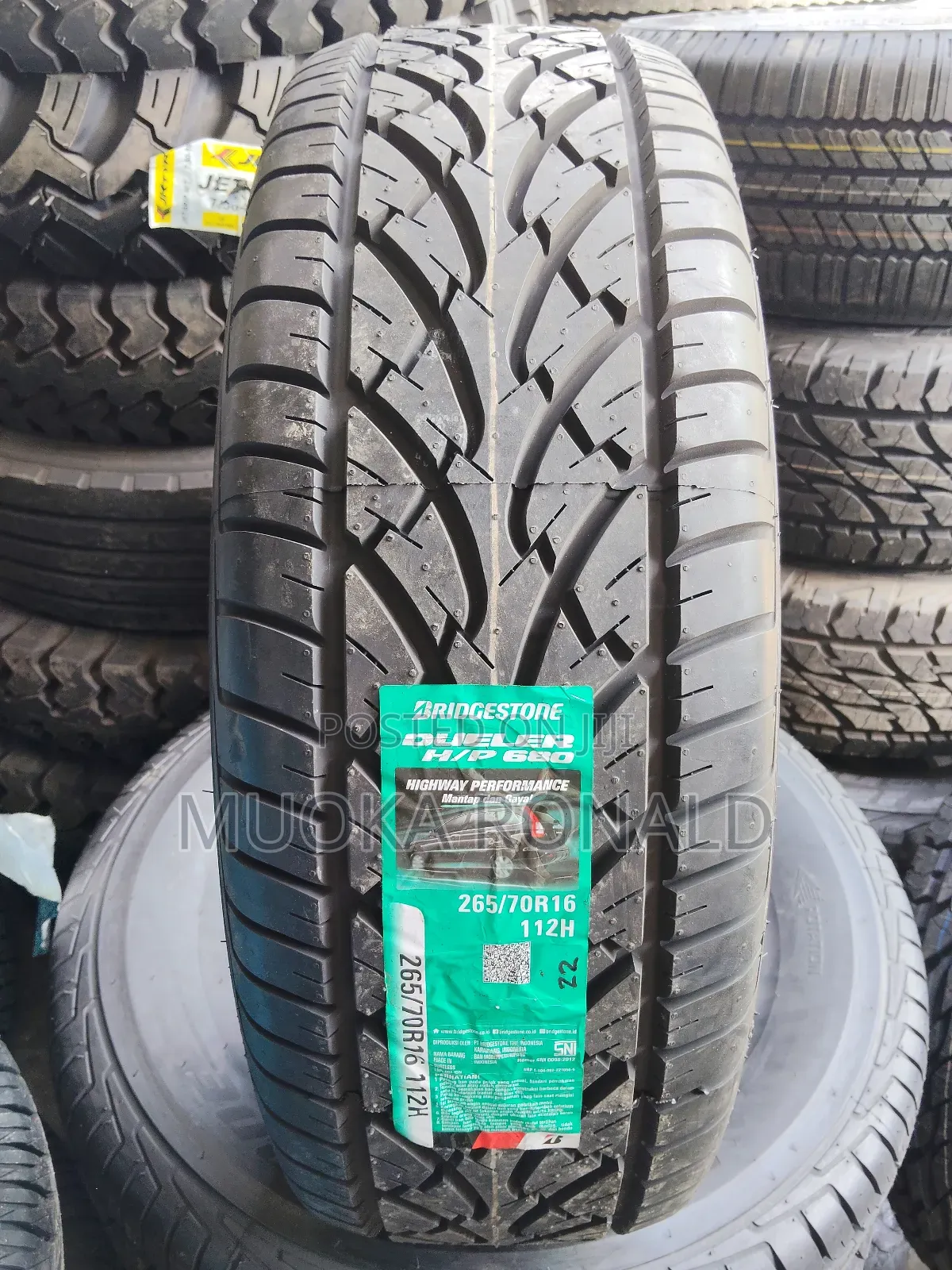 265/70r16 Bridgestone Tyre (Dueler H/P 680