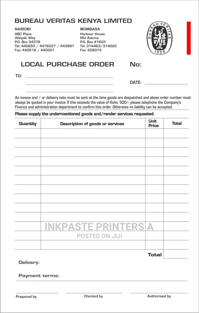 Customized Receipt Books Printing Services