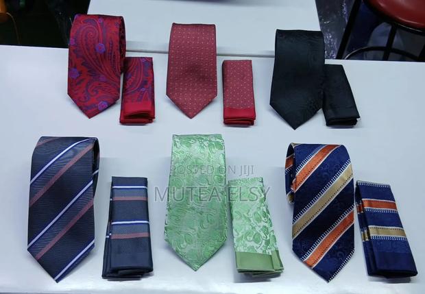 Azure Blue Seafoam Green Executive Tie Sets - main view