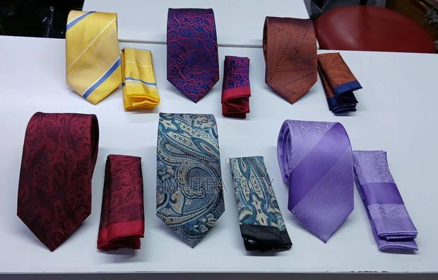 Azure Blue Seafoam Green Executive Tie Sets - thumbnail 2