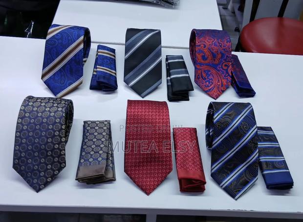 Azure Blue Seafoam Green Executive Tie Sets - thumbnail 5