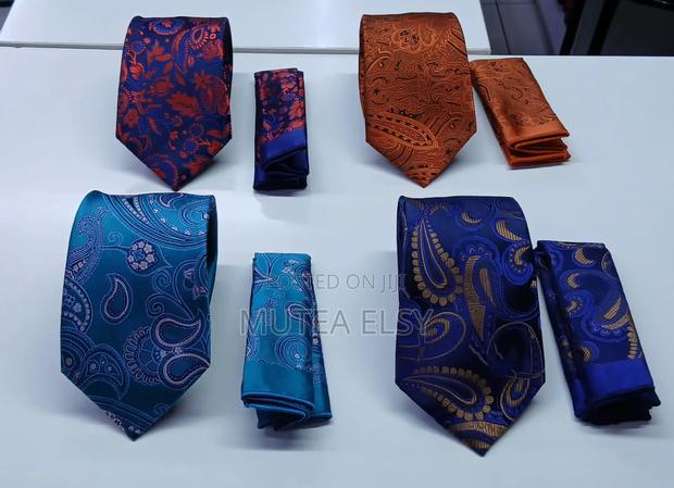 Azure Blue Seafoam Green Executive Tie Sets - thumbnail 6