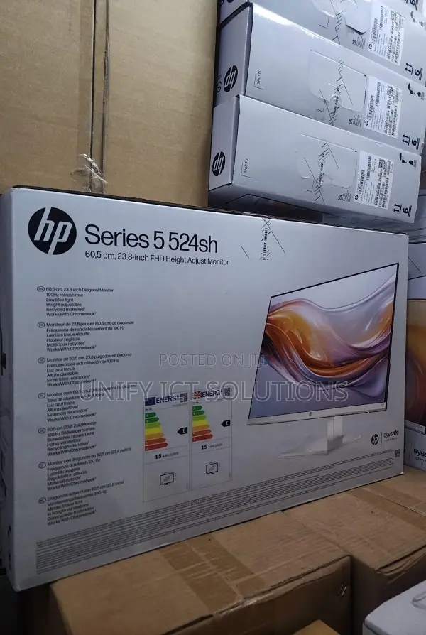 Hp Series 5 524sh 23.8′′ FHD Monitor | 524sh Height Adjust Monitor