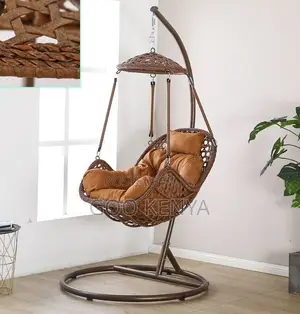 Home Chair; Outdoor Garden Rattan Wicker Hanging Chair With Stand