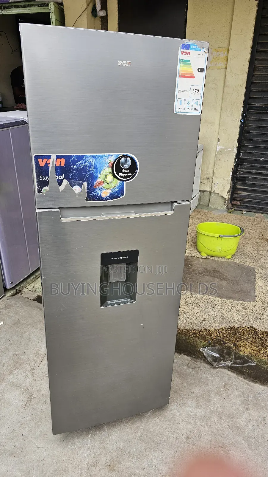 Von 340l No Frost Fridge With Dispenser