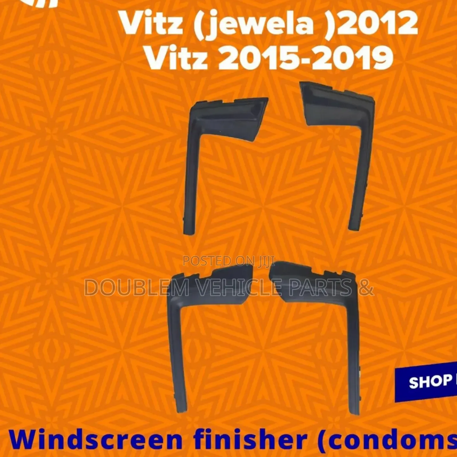 Windscreen Finisher/Condoms Vitz Jewela 2011,2012,2013,2014,2015,2016