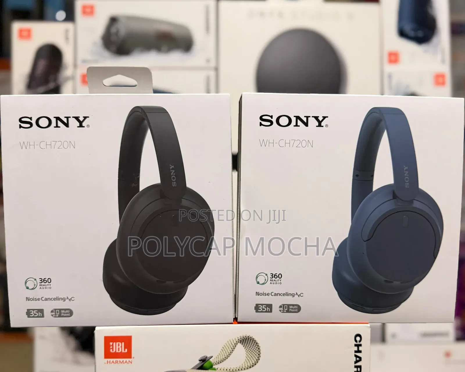 Sony Wh-Ch720n Wireless Over-Ear Noise-Canceling Headphones (Black)