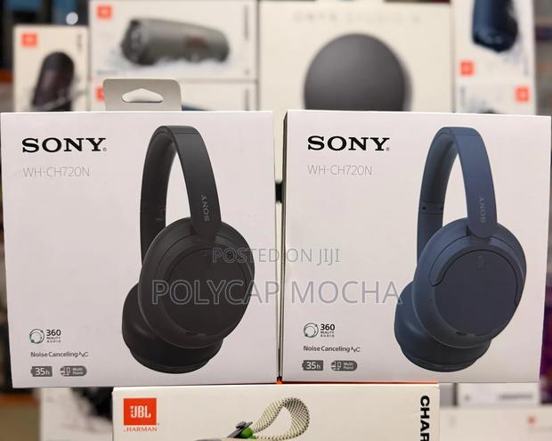 Sony Wh-Ch720n Wireless Over-Ear Noise-Canceling Headphones (Black)