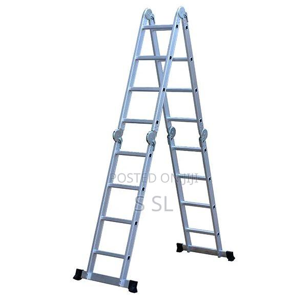 Aluminium Multipurpose Ladder Hinge 4by4 - Folding 150kg Load - main view