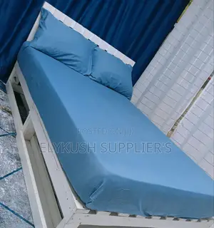 * (3pc) %Cotton Fitted Bedsheet Set*