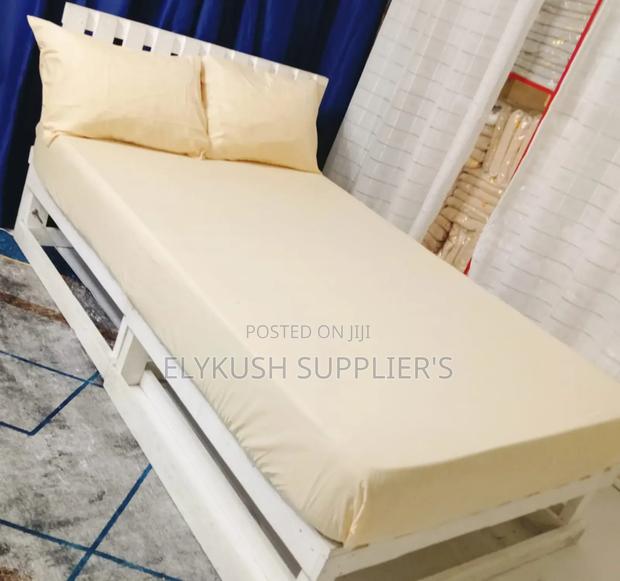 * (3pc) %Cotton Fitted Bedsheet Set* - thumbnail 4