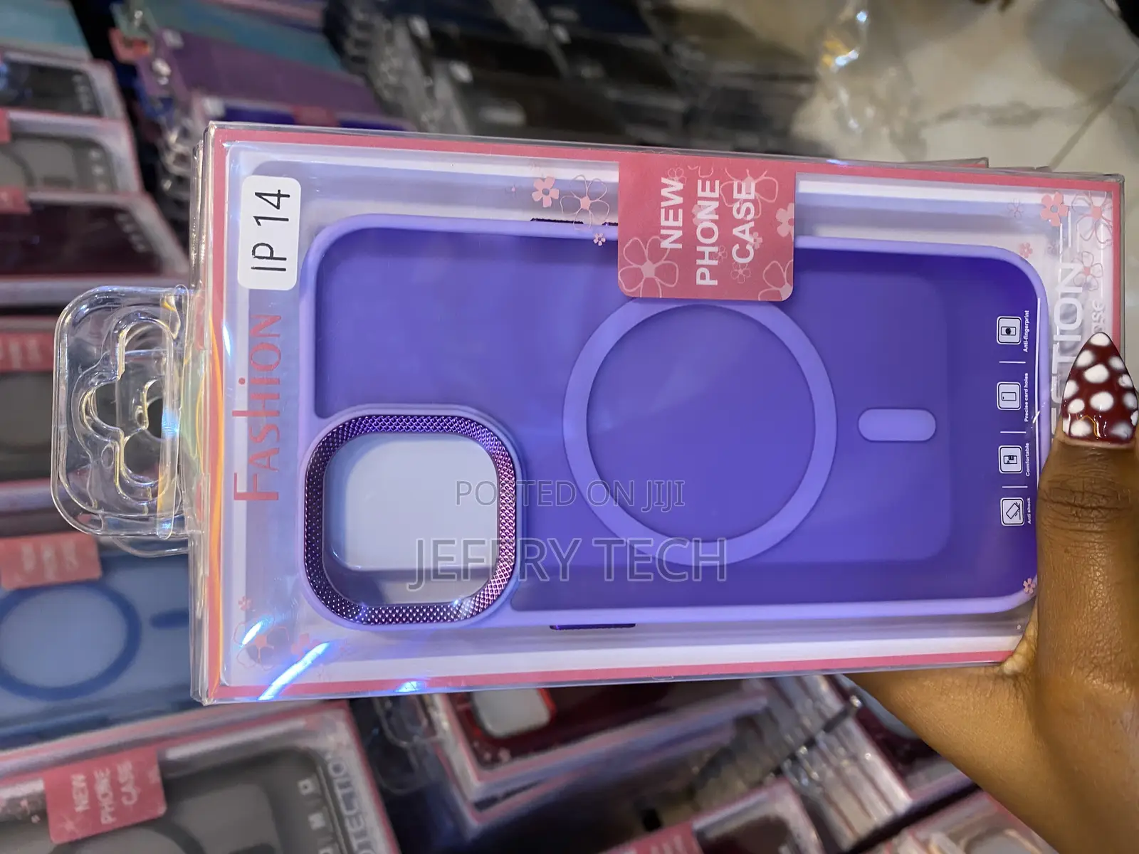 Finert Magnetic for iPhone 14 Translucent Matte Shockproof Phone Cover