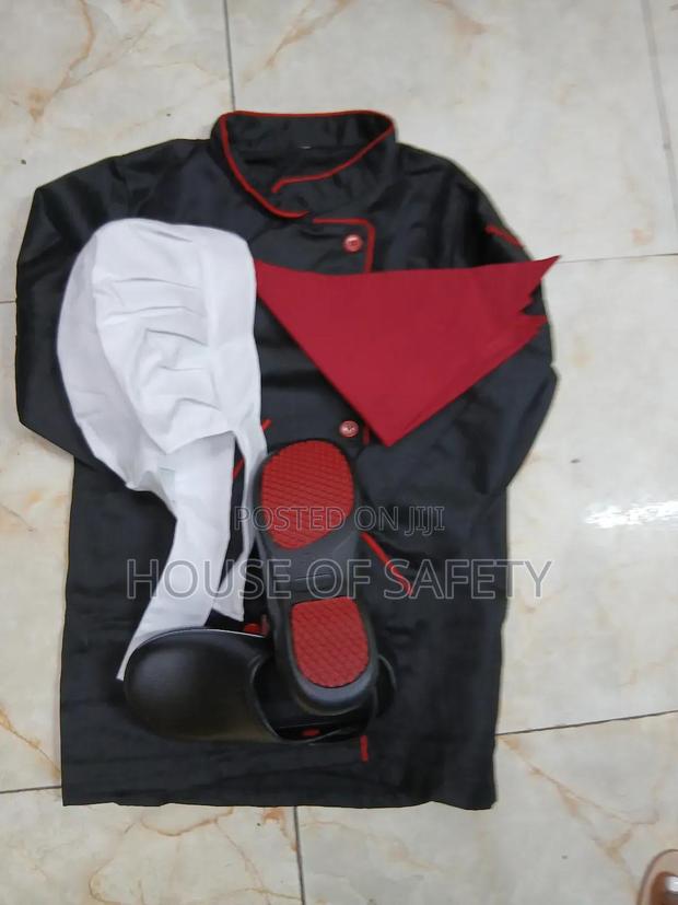 Chef Uniforms Matched In Red - thumbnail 2