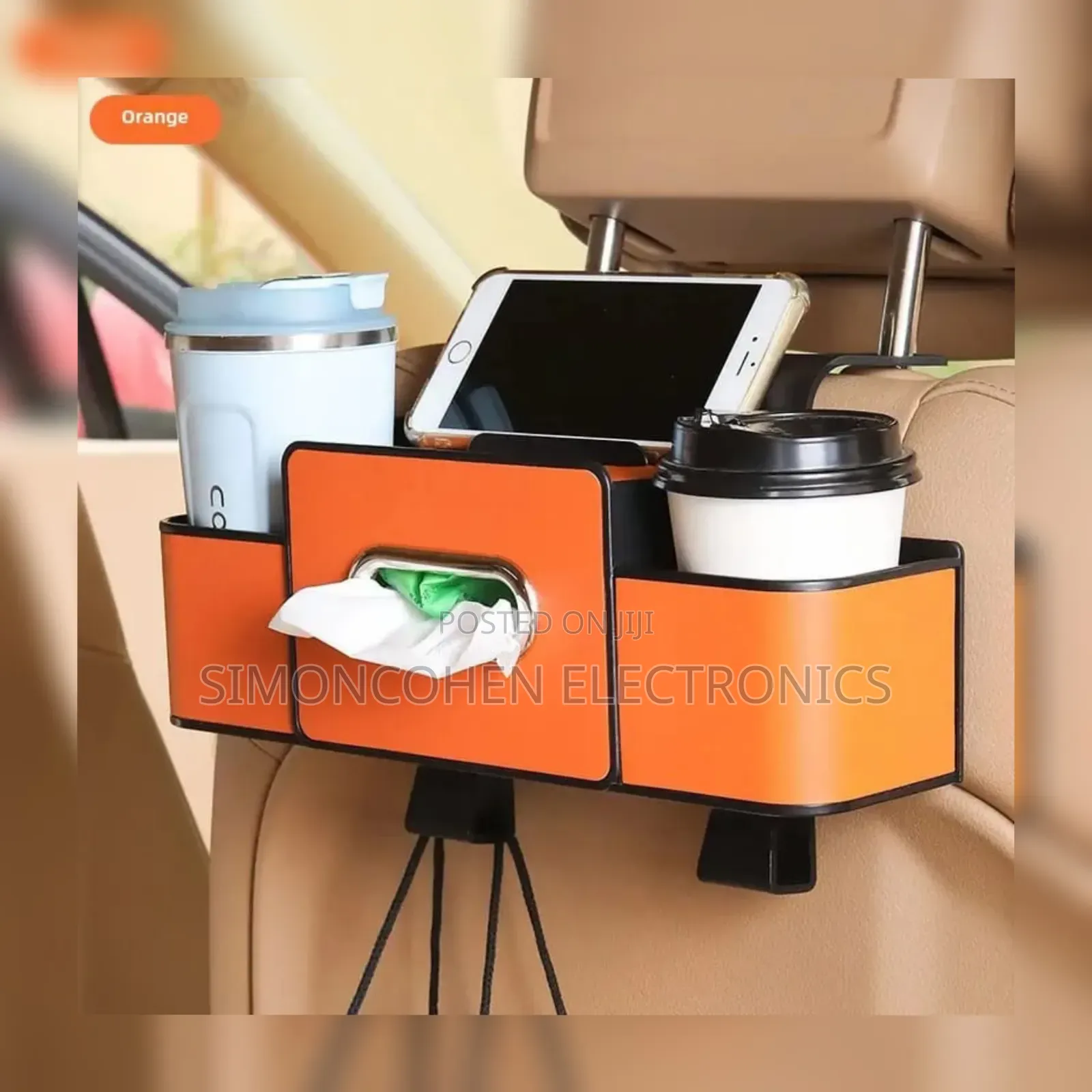 Multifunctional Car Seat Backrest Storage Box