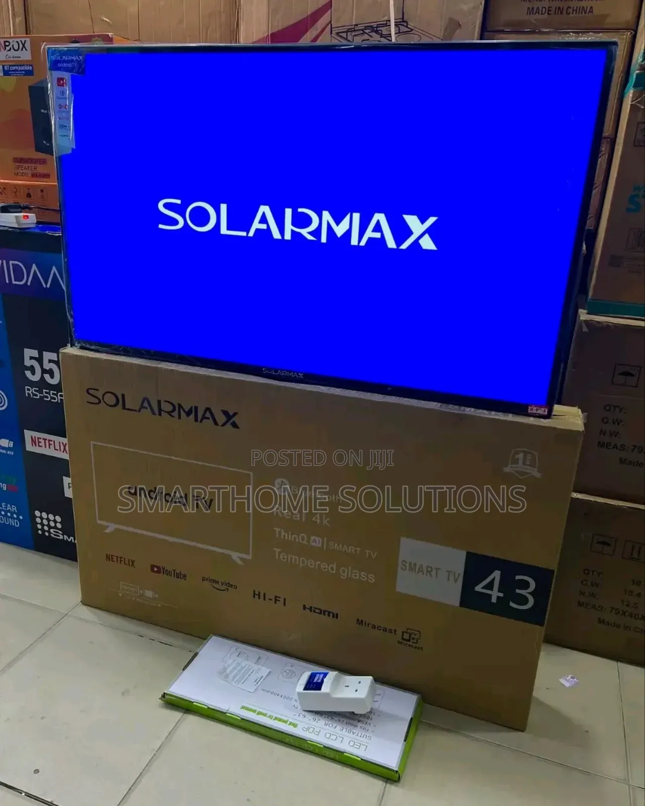 Solarmax 43 Inches Android Smart Tv Fhd