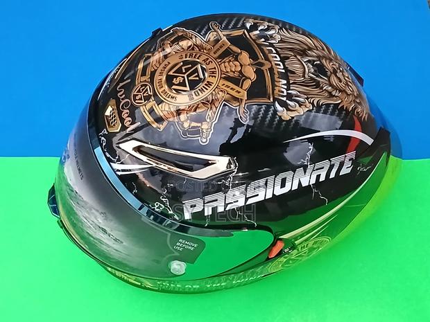 Motorbike Gold Helmet - thumbnail 4