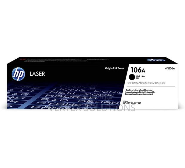 Hp Tonershp 106a Black Laser Toner Cartridge, W1106a