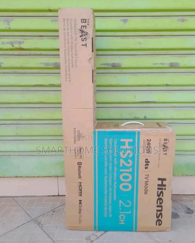 Hs2100 Hisense Sound Bar - main view
