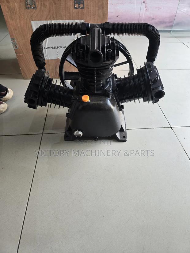 Heavy Duty 500l/90mm Compressor System Pump Head - thumbnail 3