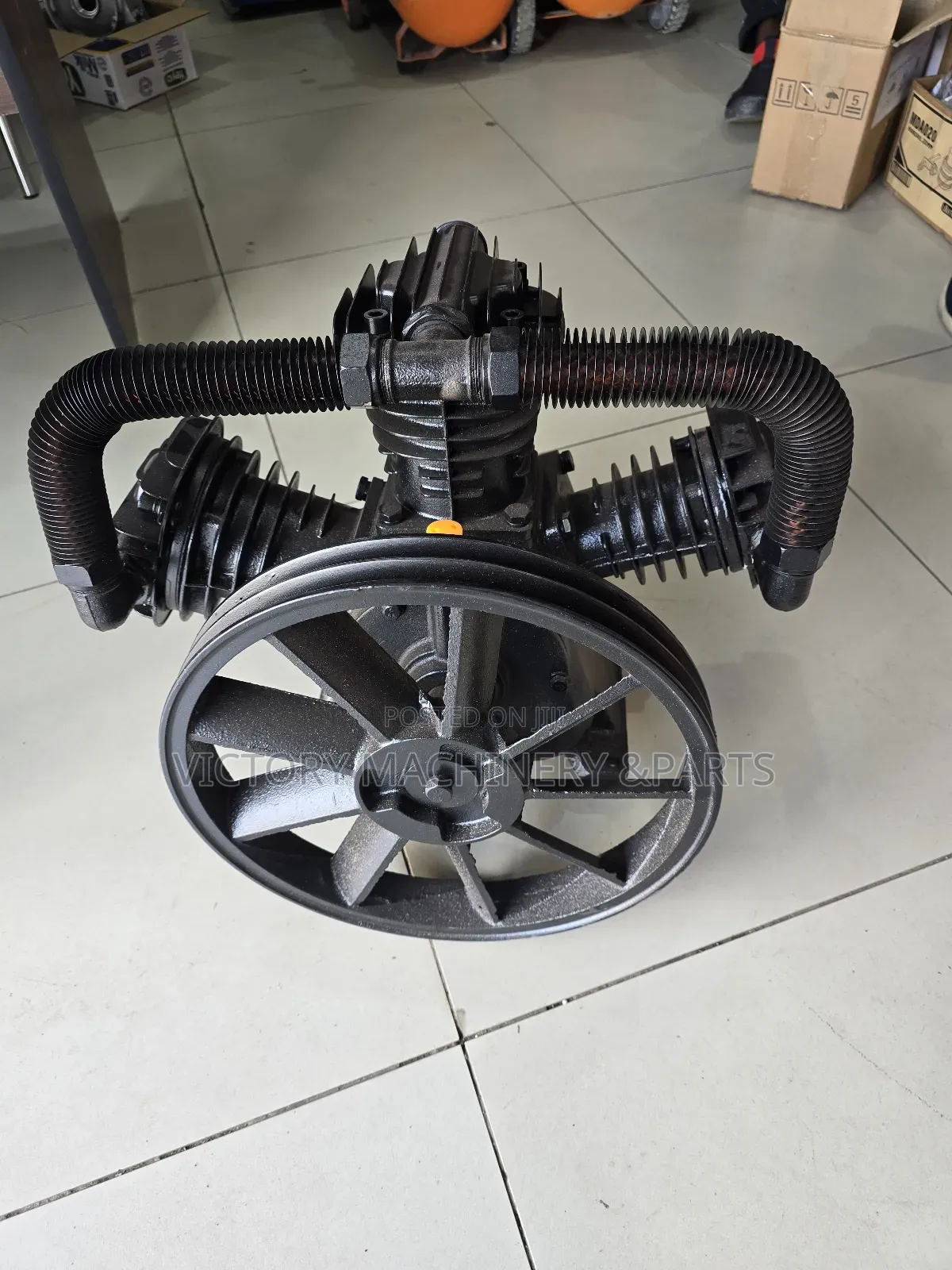 Heavy Duty 500l/90mm Compressor System Pump Head
