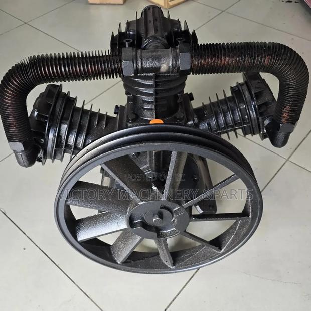 Heavy Duty 500l/90mm Compressor System Pump Head - thumbnail 4
