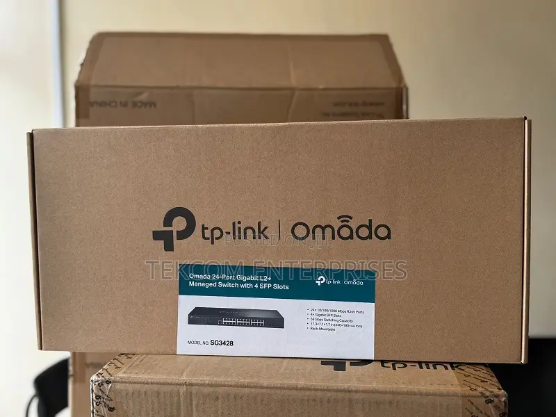 Tp Link Sg3428 Omada 24-Port Gigabit L2+ Managed Switch (4 SFP Slots)