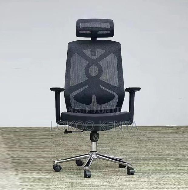 Office Chair; Swivel Black Mesh High Back Computer Desk Chair