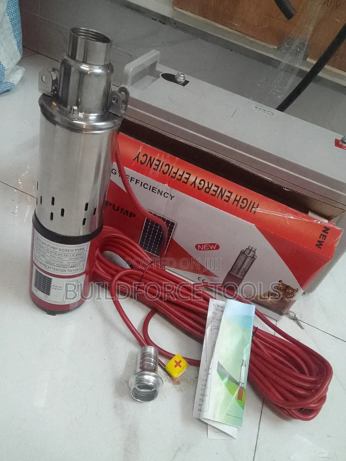 Tiger Dc 250watt Solar Submersible Water Pump