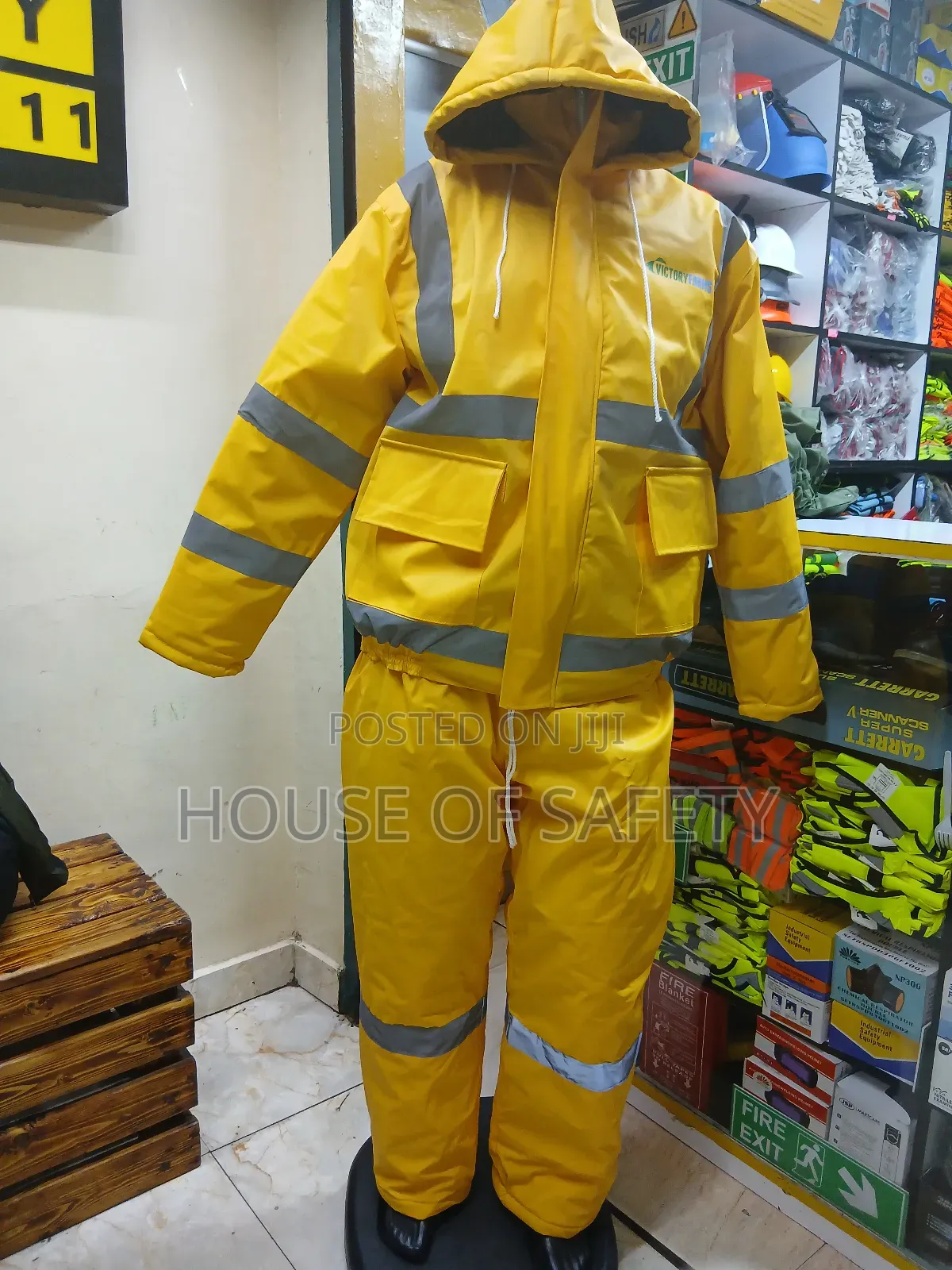 Hooded Pvcrain Rider Suits