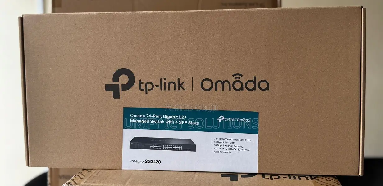 Tp Link Omada 24-Port Gigabit L2+ Managed Switch With 4 SFP Slots