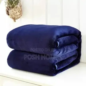 Blue Warm Fleece Blankets
