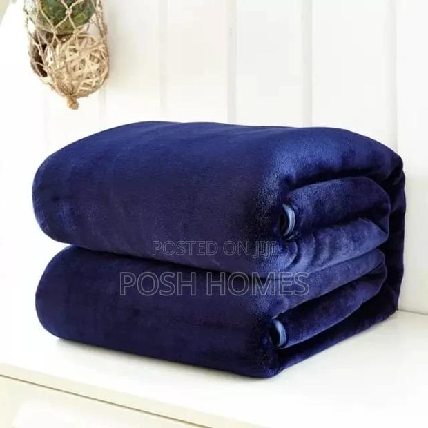 Blue Warm Fleece Blankets