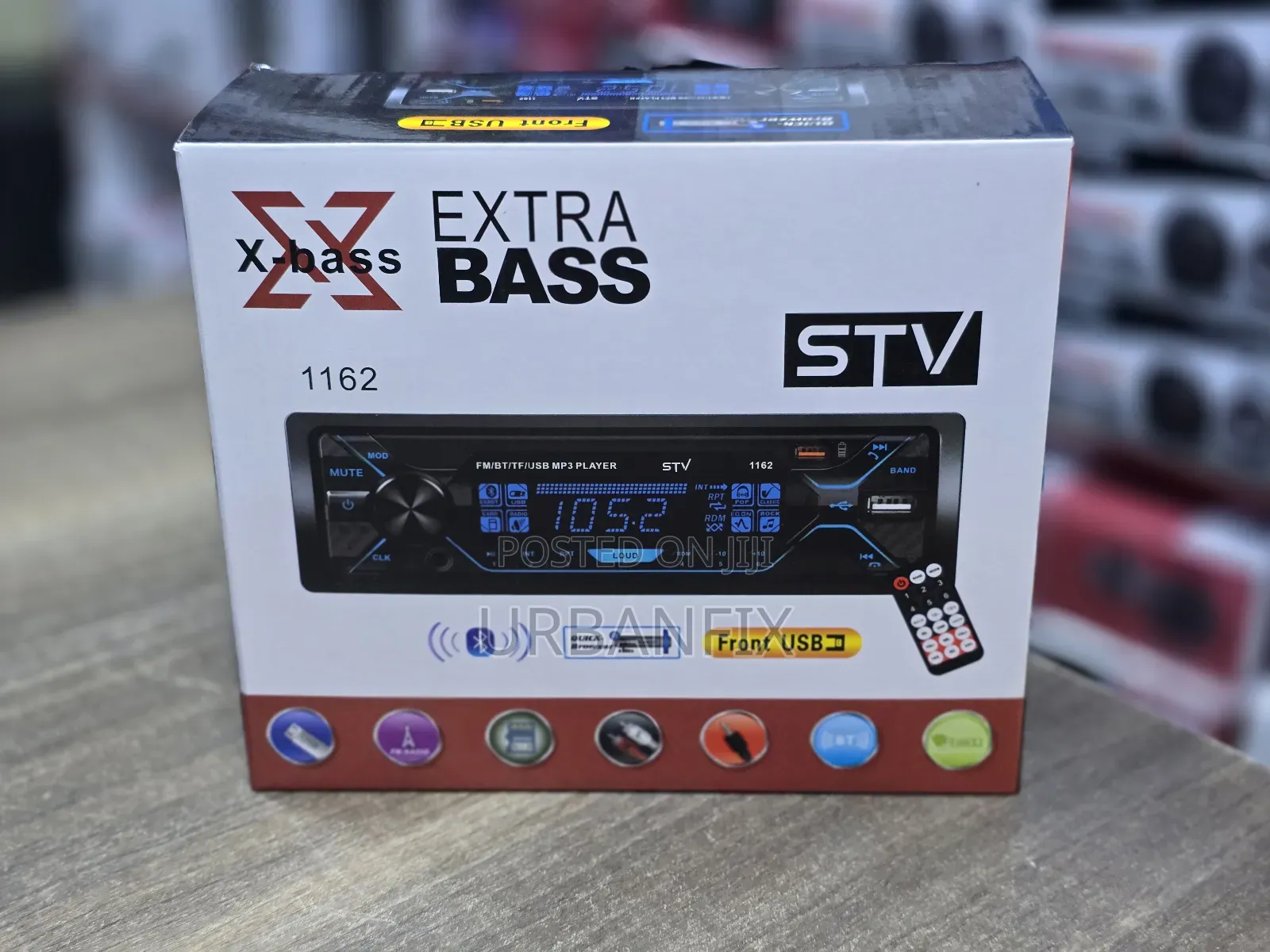 X-Bass Brand New Detachable Radio With Bluetooth, Fm, Usb, Aux