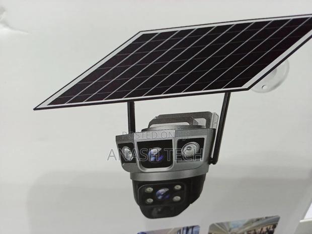 Smart Home 4g PTZ Dual Lens Solar Dual Screen CCTV Camera - main view