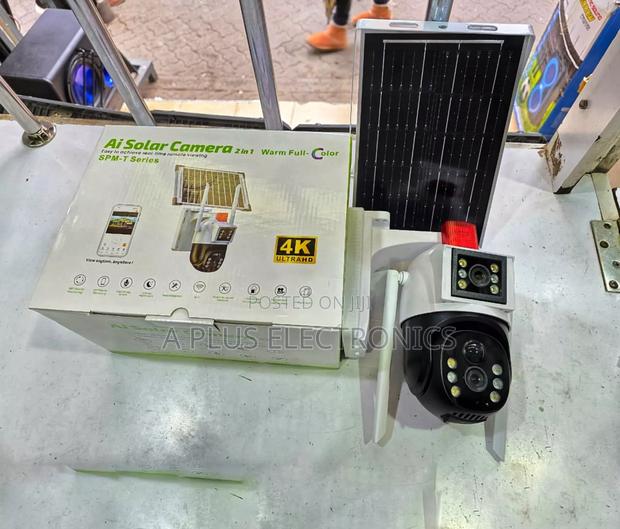 T12 Solar 4g (Uses Simcard) Double Camera - main view