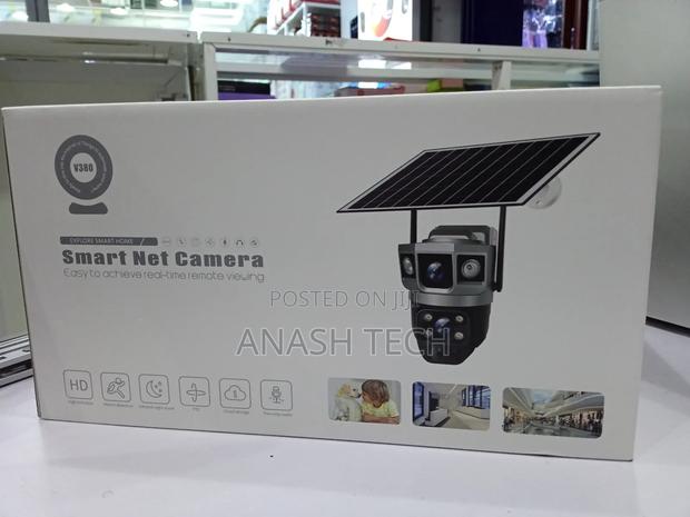 V380 Night Vision Waterproof Security 4g Dual Lens CCTV Camera - main view