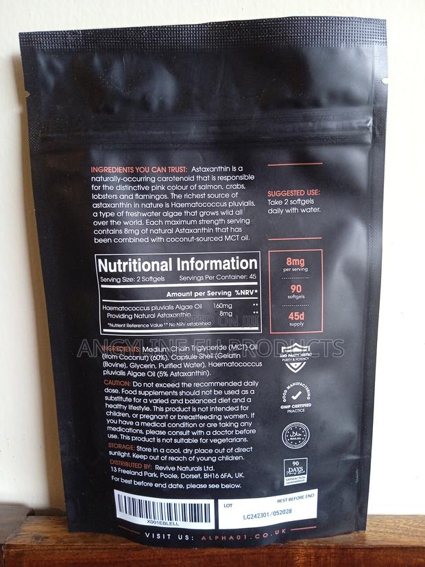 Wild Algae Astaxanthin - thumbnail 2