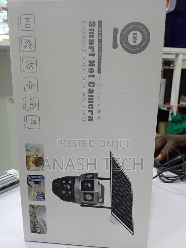 Solar CCTV Camera Wifi Dual Lens With Motion Sensor