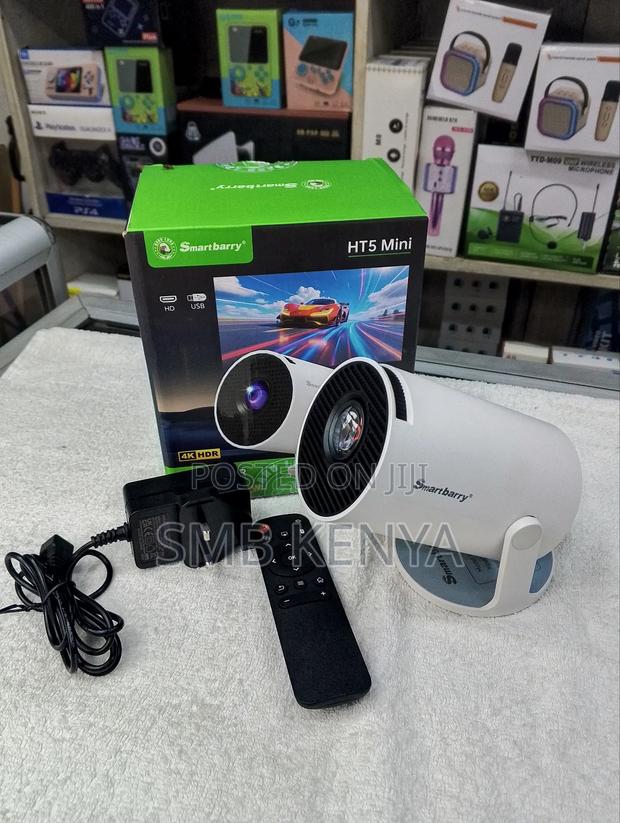 Smartberry Projector Ht5 Mini 4k Hdr Android 5g Wifi - main view