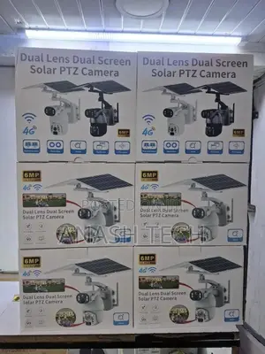 Solar Powered Ubox Dual Lens 4g Pan Tilt, 6mp Ultra Hd,
