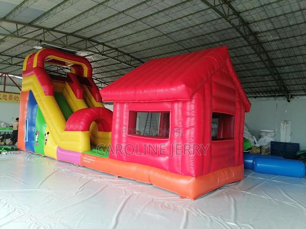 Big Size 2 in 1 Bouncing Castle With Slide Jump Area - thumbnail 2