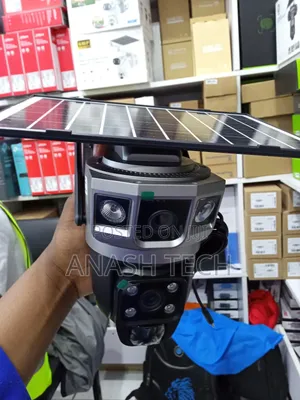 Wireless Standalone Solar Dual Lens Wifi Solar Camera V380 App Control