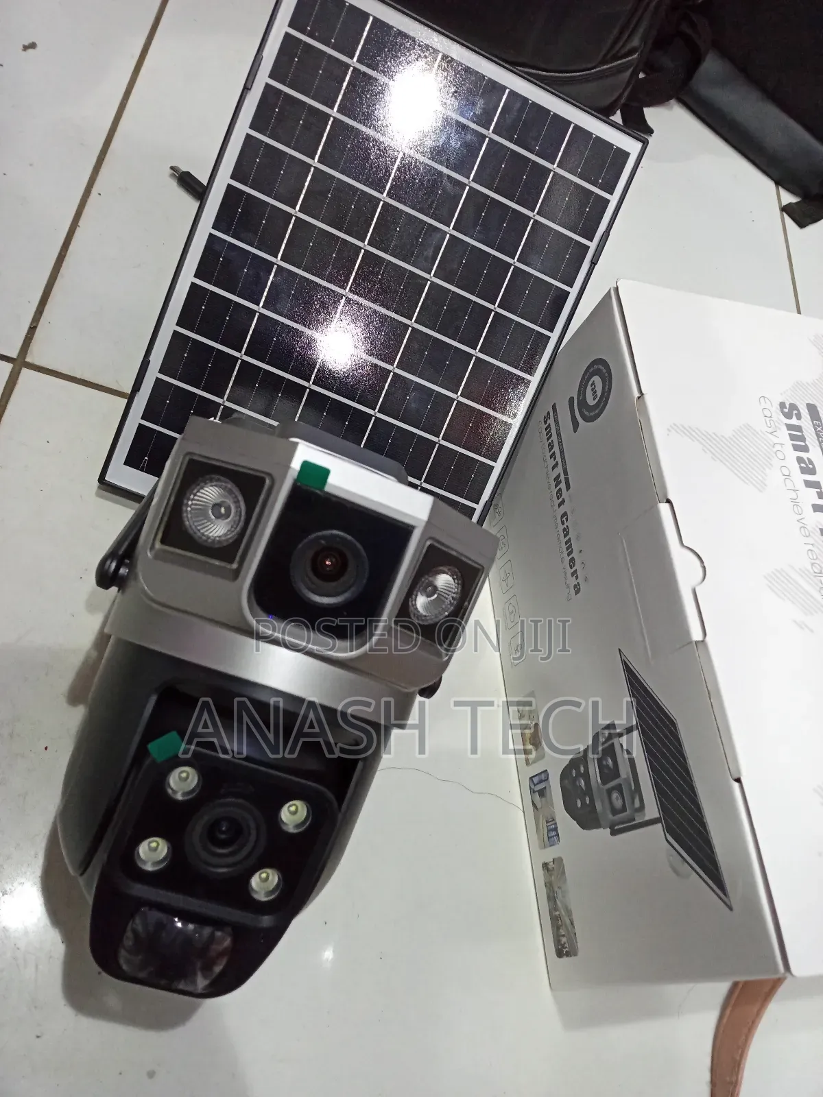 V380 Pro Dual Wifi Solar Camera 4mp PTZ Night Vision CCTV Camera