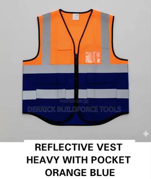 Reflective Vest With Heavy Pockets - thumbnail 2